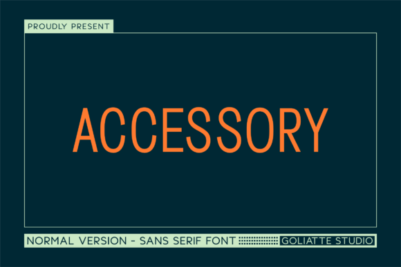 Accessory: A Modern Sans Serif Typeface Review