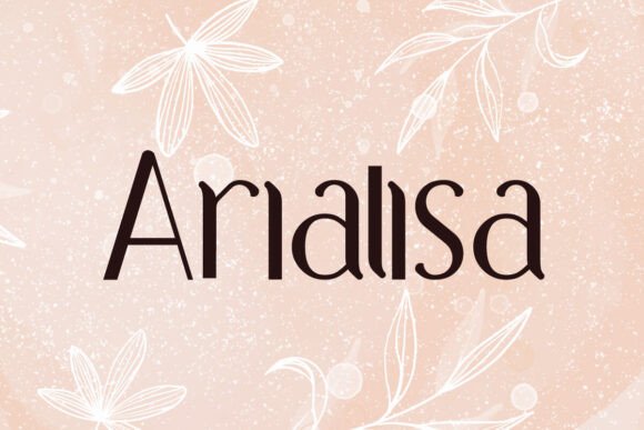 Arialisa: A Classic Sans Serif Display Font for Editors