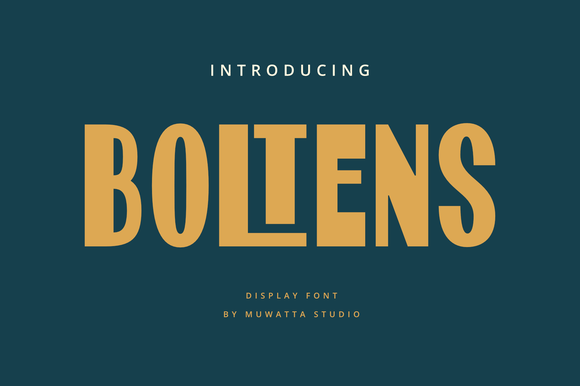 Boltens: A Bold Sans Serif Font for Modern Editorial Design