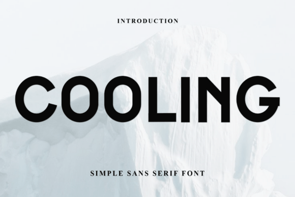 Cooling: A Sweet Sans Serif Font for Editorial Design