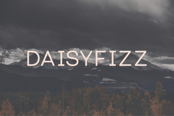 Daisyfizz: A Modern Sans Serif Typeface for Makers