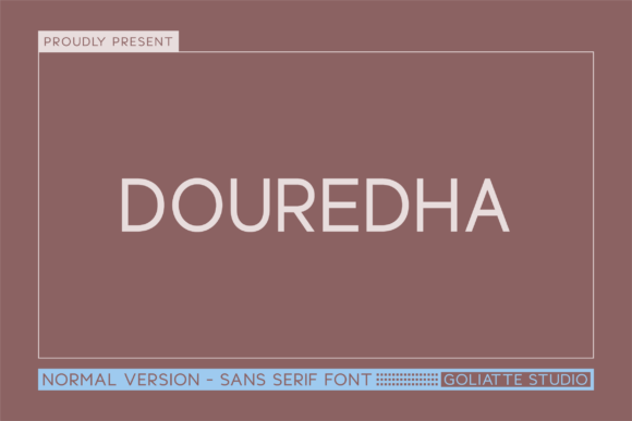 Douredha: The Bold Sans Serif Font for Campaigns