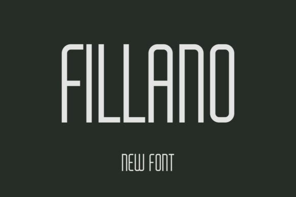 Fillano: A Modern Sans Serif Typeface for Editorial Design