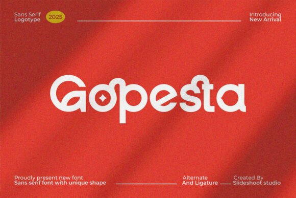 Gopesta: A Modern Sans Serif Font for Small Business Branding