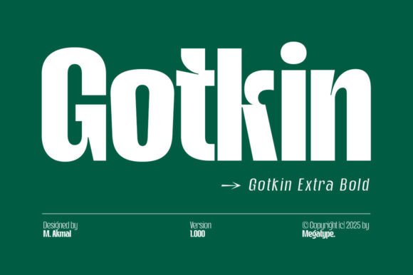 Gotkin Extra Bold: A Modern Sans Serif for Branding