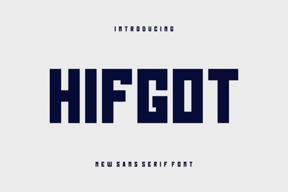 Hifgot: A Bold Sans Serif Font Review