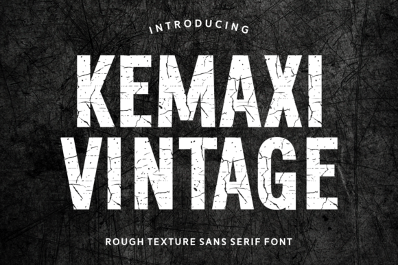 Kemaxi Vintage: A Bold Sans Serif for Urban Branding