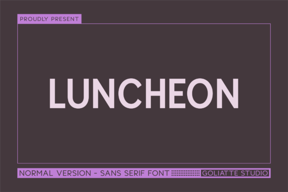 Luncheon: A Bold Sans Serif Typeface for Web Design
