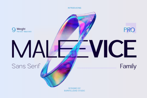 Malevice Pro: A Modern Sans Serif Font for Editors