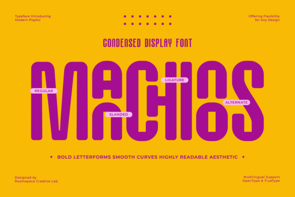 Manchinos: A Bold Rounded Sans Serif Font for Crafters