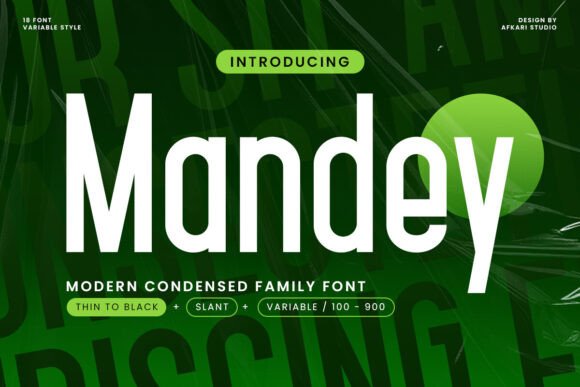 Mandey: A Modern Sans Serif Font for Makers