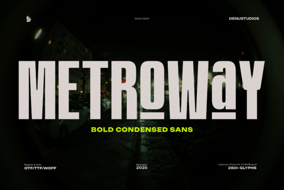 Metroway: A Bold Sans Serif for Editorial Impact