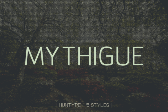 Mythigue: A Modern Sans Serif Font for Makers