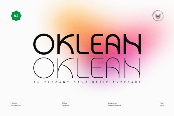 Oklean V2: A Modern Sans Serif Font for Branding
