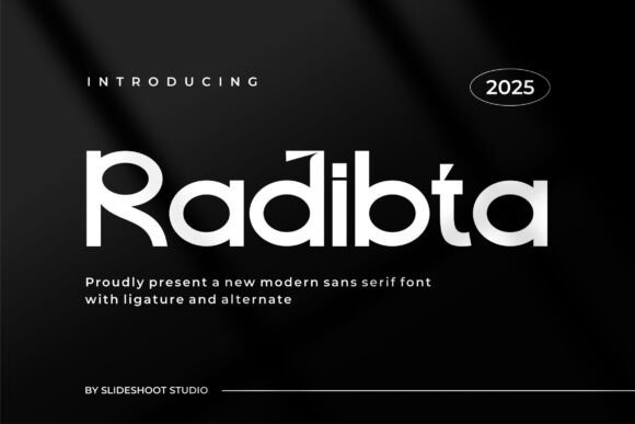 Radibta: A Modern Sans Serif with a Unique Wood Theme