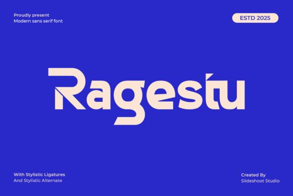 Ragestu: A Modern Sans Serif Font for Editorial Design