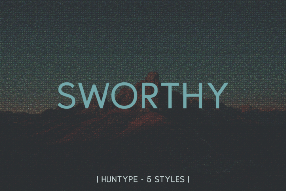 Sworthy: The Modern Sans Serif Font for Campaigns