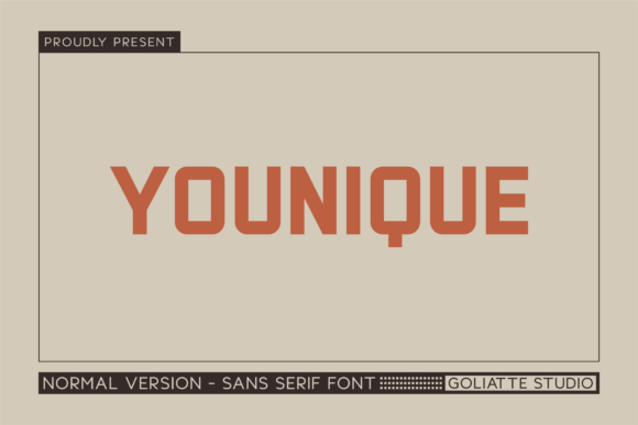 Younique: The Bold Sans Serif Font for Modern Campaigns